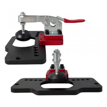 35mm Hinge Jig, Aluminum Alloy Concealed Hinge Jig, Accurate Locking Hinge Drilling Jig Hole Guide Hole Puncher Locator Woodworking Tool for Door Cabinets Hinges Mounting